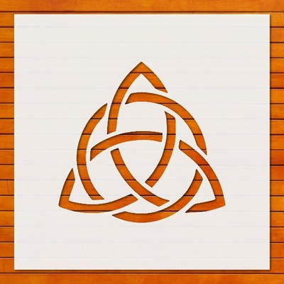 Celtic Trinity Knot Stencil Template for Wall Art & DIY Crafts - StencilAir