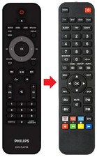 Fernbedienung passend für PHILIPS DVP5990-12 | DVP599012