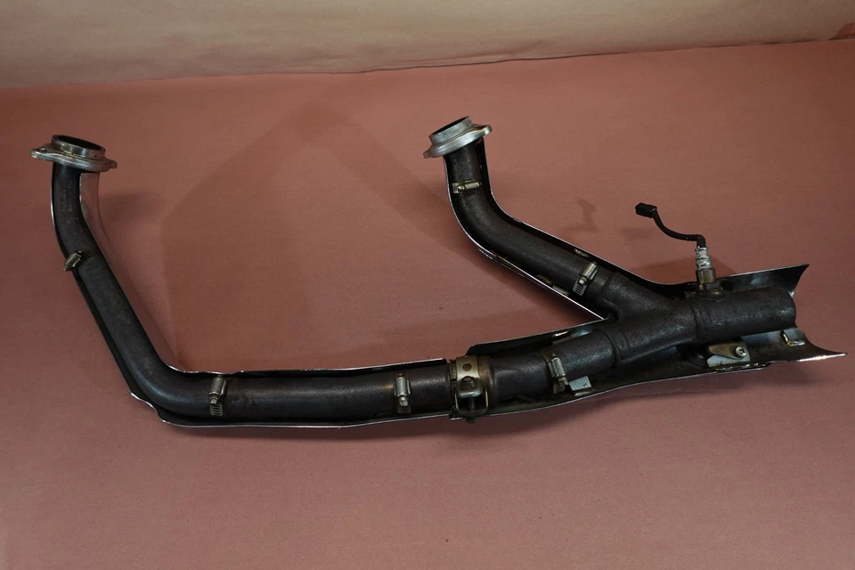 2007-2015 Yamaha VStar 1300 V Star XVS1300 Rear Exhaust Header Head Pipe - Image 4 of 4