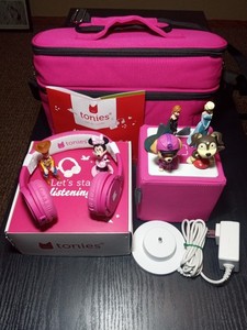 Tonies Box, Carrying Case, Headphones And 6 Characters/Elsa+Anna(NEVER SETUP)
