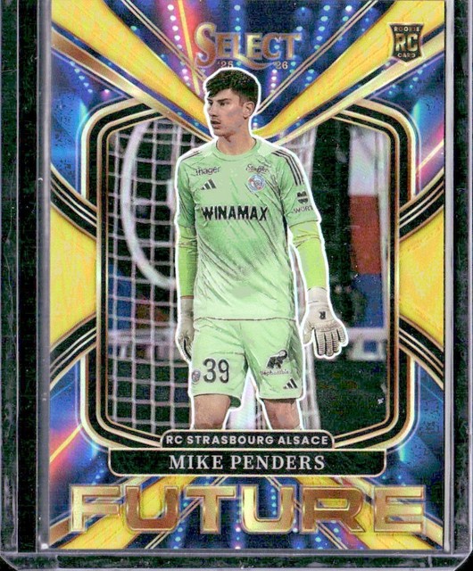 2025-26 Select Ligue 1 Mike Penders Future Gold /10 RC RC Strasbourg Alsace #8