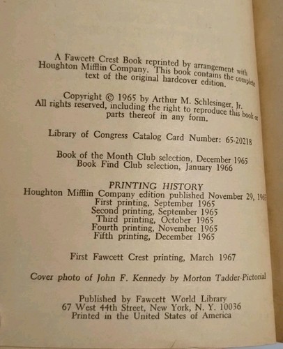 Thirteen Days & A Thousand Days by Robert Kennedy JFK PB Cuban Missile Crisis... - Picture 7 of 11