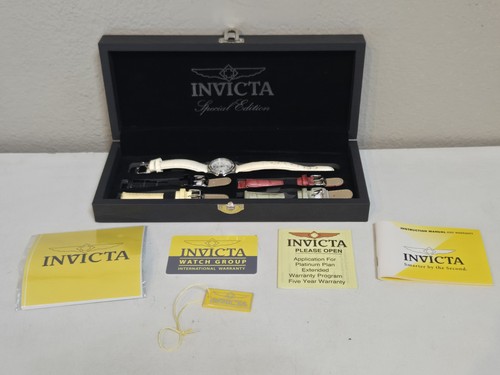 Womens INVICTA Special Edition Watch Set with Box + Bands NWT New W/Manual - Picture 2 of 17