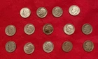 (Lot of 14)  Roosevelt 90% Silver Dimes, FREE SHIPPING! #3
