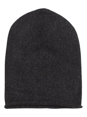 Berretto Invernale Nebelkind Nero Con Toppa Gatto, Taglia Unica Unisex, A Coste, 25 Cm