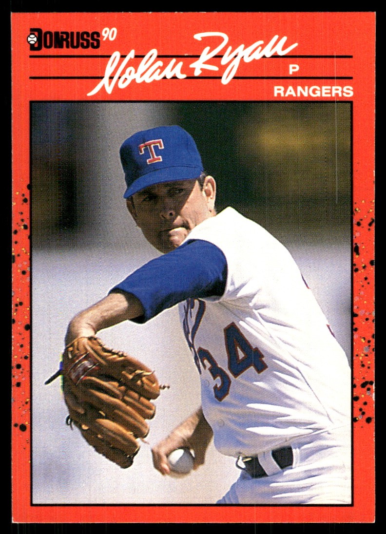 Nolan Ryan 1990 Donruss #166 Rangers FREE SHIPPING StackedPacks