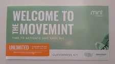 Mint Mobile 12 Month Unlimited Prepaid 1 Year PHYSICAL SIM New Customers Only