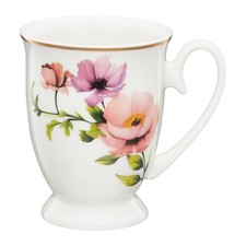AMBITION Kaffeebecher Kaffeetasse Becher Porzellan Tee Flores 300 ml Blumen 