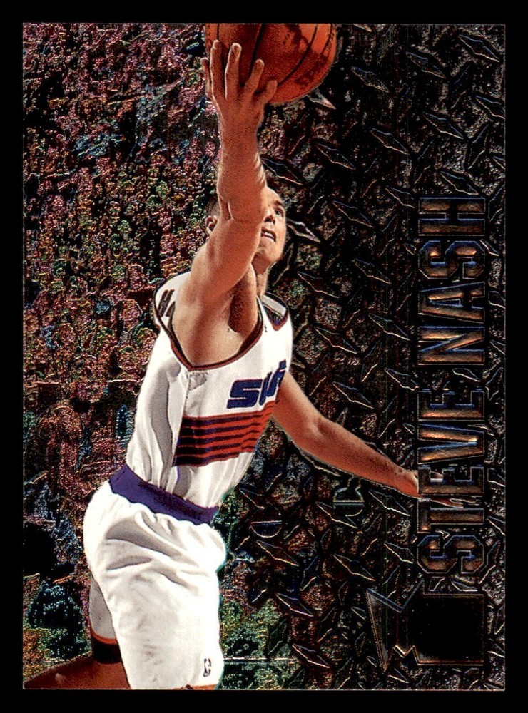 1996 Fleer Metal Steve Nash Rookie Card #205 RC