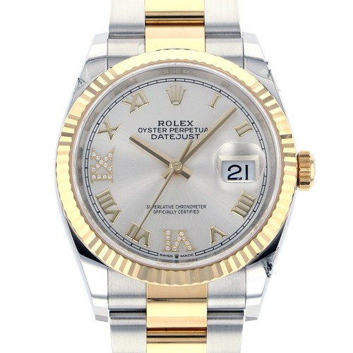 Rolex Datejust 126233 Automatic winding Silver Rome VI and IX ...