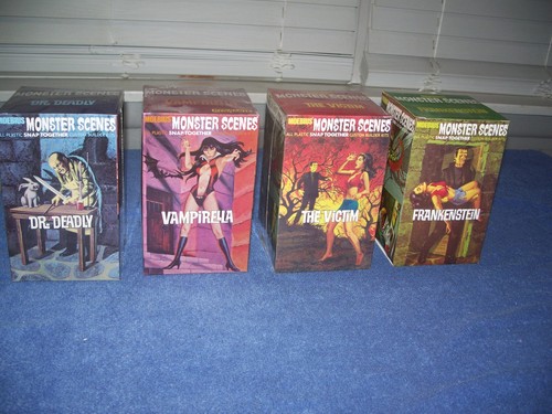 Kits de modelos Moebius Monster Scenes Dr Deadly Vampirella The Victim & Frankenstein - Imagen 3 de 5