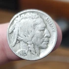 1937 US Buffalo Nickel 5C Five Cents Coin Circulated Uncertified