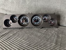 64-66 C10 Chevy Truck Gauge Cluster W New Gauges And Sensors - Gps Speedo 64-66 C10 Chevy Truck Gauge Cluster W New Gauges And Sensors - Gps Speedo