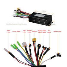 Kit Contrôleur et Affichage Brushless 36V 48V pour Vélos Électriques 26A 500W