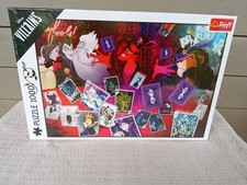 Trefl 10719 Disney Villains Only Good Cards 1000 Piece Jigsaw Puzzle New Sealed
