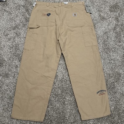 Carhartt WIP OG Single Knee Printed Straight-Leg Trousers Men s Size XXL NWT