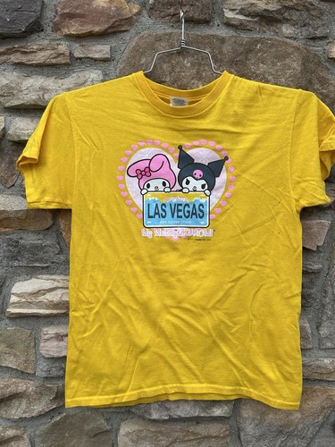 Hello Kitty Melody Kuromi Sz Youth Large YL Shirt Las Vegas Kawaii Cartoon