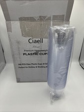 300 Pack 9 oz Clear Disposable Plastic Cups for Party
