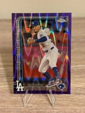 2025 Topps Chrome Mookie Betts Purple Raywave Refractor /250 #50
