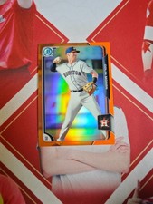 2015 Bowman Chrome Baseball Base Orange Refractor Colin Moran /25