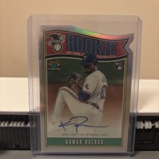 2025 bowman Chrome Kumar Rocker Rookie Of The Year Favorite Auto RC #ROY-/150...