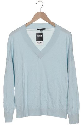 Comma Pullover Damen Strickpullover Strick Oberteil Gr. M Hellblau #paw1a74