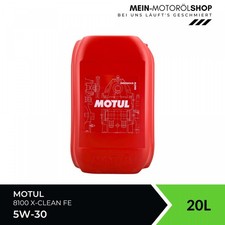 Motul 8100 X-Clean FE 5W-30 Renault RN17 MB 229.52 Fiat Motoröl 20 Liter