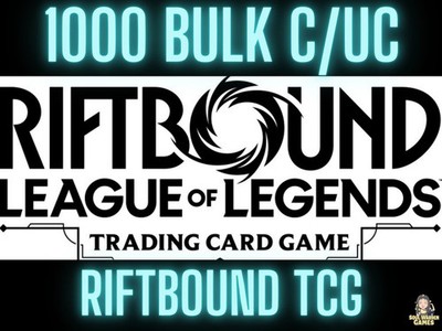 Riftbound League of Legends TCG MIXED SETS 1000+ Bulk Cards C/UC