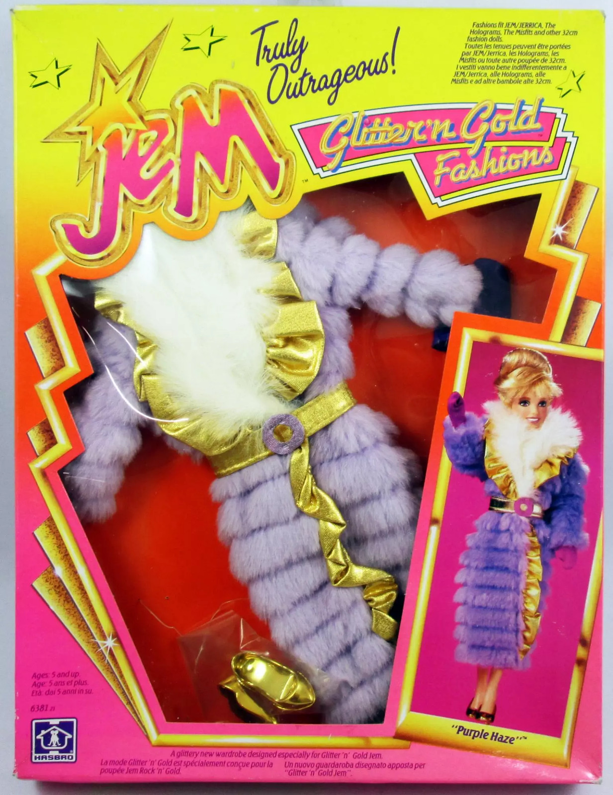 Jem et Les Hologrammes Glitter'n Gold Fashions Purple Haze