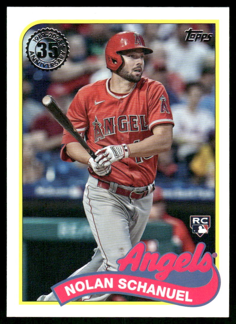 2024 Topps #89B-71 Nolan Schanuel 1989 Topps Baseball 35th Anniversary
