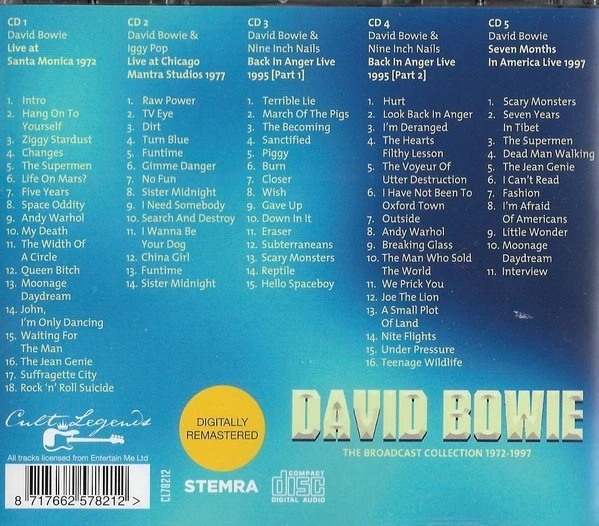 David Bowie The Broadcast Collection 1972 - 1997 5 CD Box Set Neu & Ovp - Bild 3 von 3
