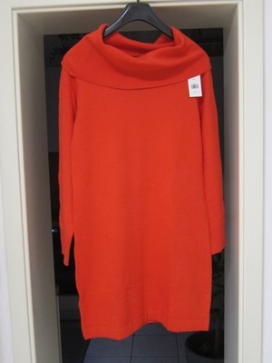 french connection kleid mit weitem Kragen, Gr.L, rot