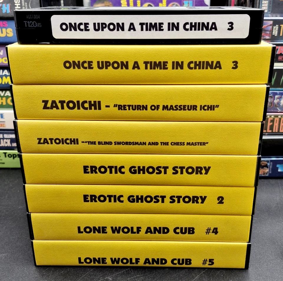 Lot of 7 Asian Action Cinema VHS Showcase Video See Description for Titles VG+ - Image 4 of 4