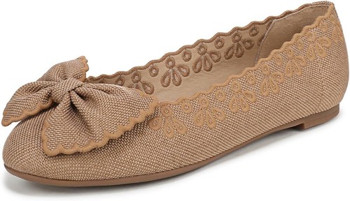 Sam & Libby Women's Cyprus Tan Carlin 3 Ballet Flats NW/OB 8.5M