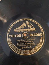 27 - 78rpm - 16981 Reinald Werrenrath - Don Juan's Serenade - Tis all i can Say