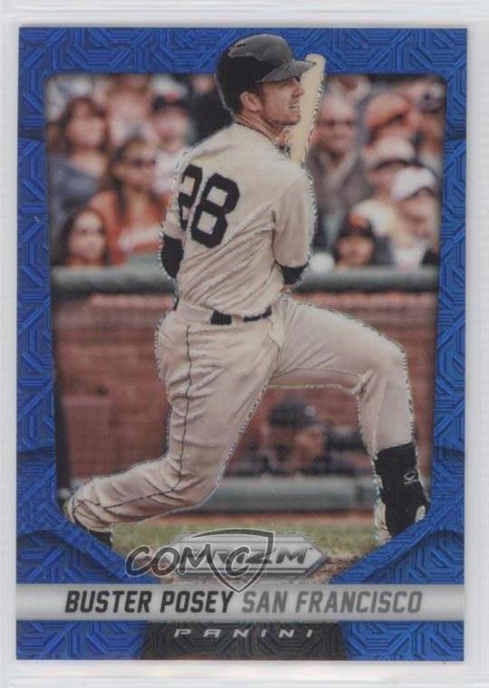 2014 Panini Prizm Blue Mojo Prizm 24/75 Buster Posey #84 0b0