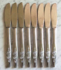 Royal Rose Stainless Steel Japan Vintage 8 inch Set of 8 Dinner Knives