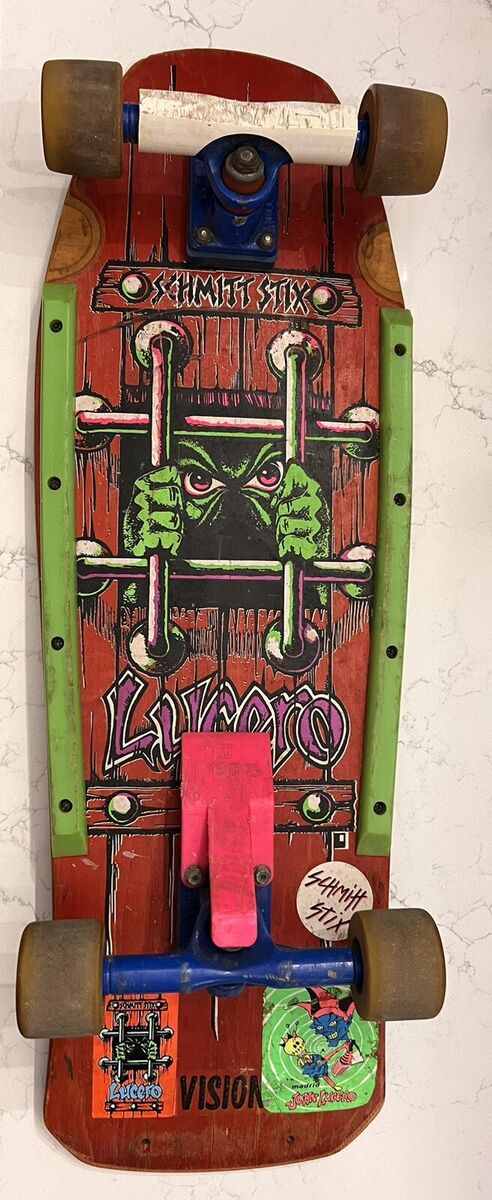 Orignial SCHMITT STIX Jailbird Lucero Skateboard Deck Rare Orignial SCHMITT STIX Jailbird Lucero Skateboard Deck Rare