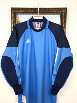 Vintage 90's Adidas Goalkeeper Football Shirt Kahn Soccer Jersey