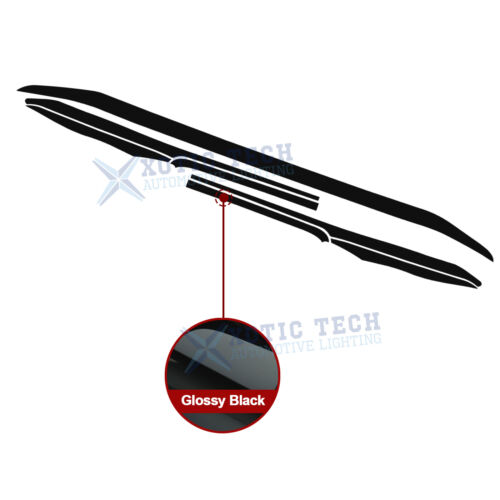 Fit 2016 2017 Accord Sedan Trunk Overlay Chrome Delete Blackout KK Gloss Black - Foto 7 di 9