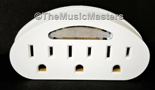 Sensor LED Light 3 Outlet AC Wall Plug Power Tap 3-Way Electric Adapter Splitter