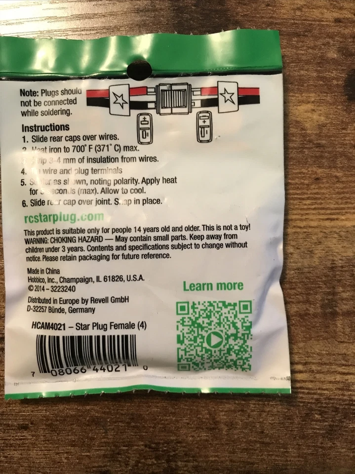 Hobbico Star Battery Plug HCAM4021 Female (4) - Image 2 of 2