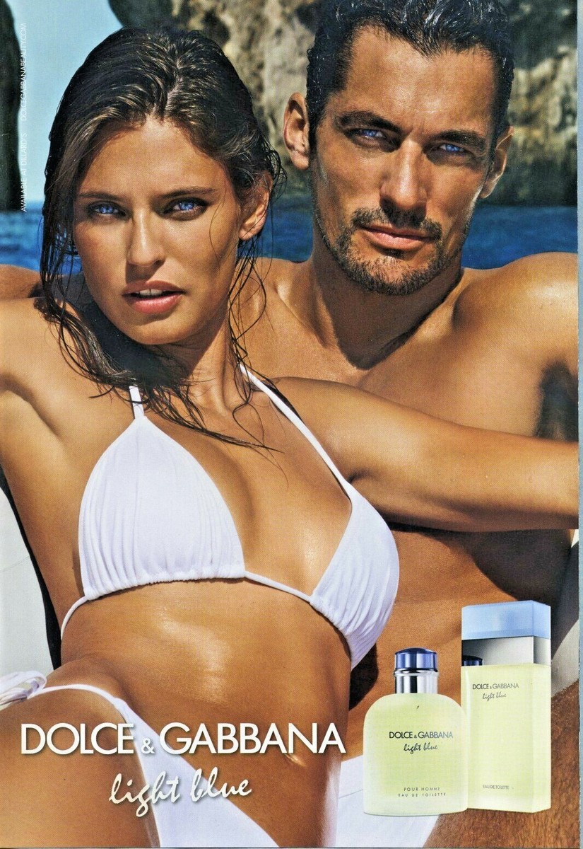 Original Magazine ad Models Bianca Balti & David Gandy for Dolce