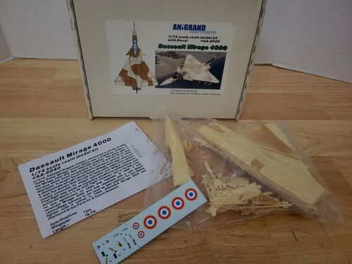 Anigrand 1/72 Dassault Mirage 4000 - Neu getragener Karton ~ #AA2040 - Bild 4 von 5