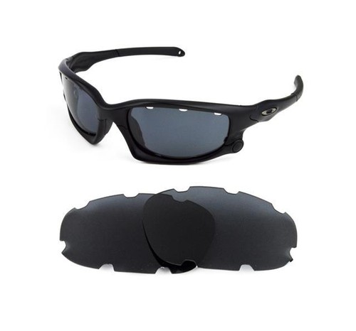 NUOVO obiettivo polarizzato nero di Ricambio per Oakley Split Jacket  Occhiali Da Sole | eBay