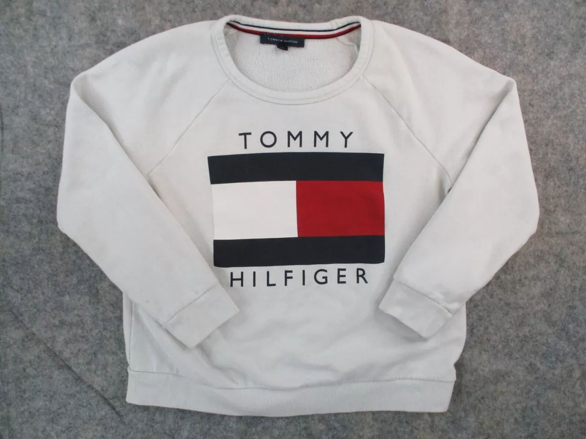 Tommy hilfiger red white and blue on sale jumper