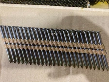 21° degree Framing Nails 2 1/2 x .131 Galvanized Bright Smooth Nails - 1,000 ct