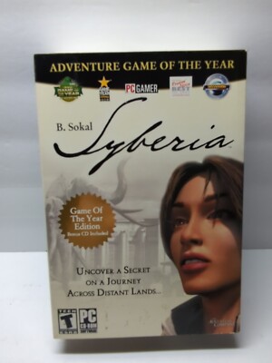 Syberia PC CD-ROM Game 2002 Microids BRAND NEW FACTORY SEALED BIG BOX 