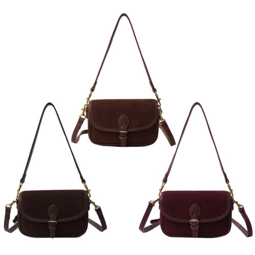 Shoulder Bag for Women Vintage Messenger Purse Leather Handbag for Work Travel - Bild 3 von 21