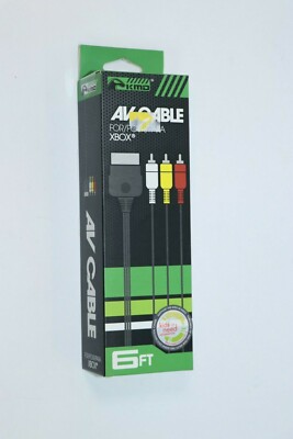 New KMD 6FT Composite AV Cable for the Original Microsoft Xbox